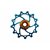 Jockey wheel, NW, LT, 16T, blue, SS bearing, narrow wide, long teeth.