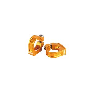 Front shifter clamp, I-Spec, gold, for M980