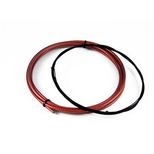 NOW8 PLI BONA-B+ red, Brems-Kabel-Set, Polyfibre verstärkt, Metallic Effekt, Doppelmantel, PTFE-Liner, mit 2 MPV behandelten Ede