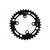 NOW8 single chainring 76bcd 34T black AL 7075, Narrow-Wide Design