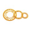 K3 chainring MTB triple, gold, 44T, 104BCD-4arm 