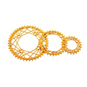 K3 chainring MTB triple, gold, 44T, 104BCD-4arm 