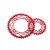 K3 chainring MTB double, red, 29T, 64BCD-4arm 