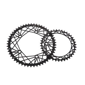 K3 chainring ROAD black, 52T, 130BCD-5arm 