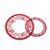 K3 chainring ROAD, red, 52T, 130BCD-5arm 