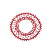 K6 oval chainring ROAD red, 50T, 110BCD-5arm/6mm thickness 
