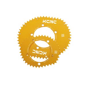 Blade rectangular chainring ROAD, gold, 53T, 110BCD-5arm/6mm thickness 