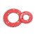 Blade chainring MTB double, red, 42T, 94BCD-5arm 