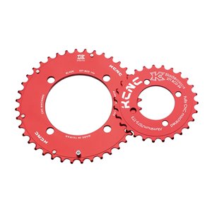 Blade chainring MTB double, red, 42T, 94BCD-5arm 