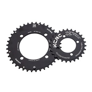 Blade chainring MTB double, black 29T, 94BCD- 5arm 