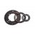 Blade chainring MTB triple, black, 32T, 104BCD-4arm 