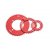 Blade chainring MTB triple, red, 32T, 104BCD-4arm 