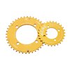 Blade chainring MTB double, gold, 45T, 104BCD-4arm 