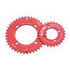 Blade chainring MTB double, red, 36T, 104BCD-4arm 